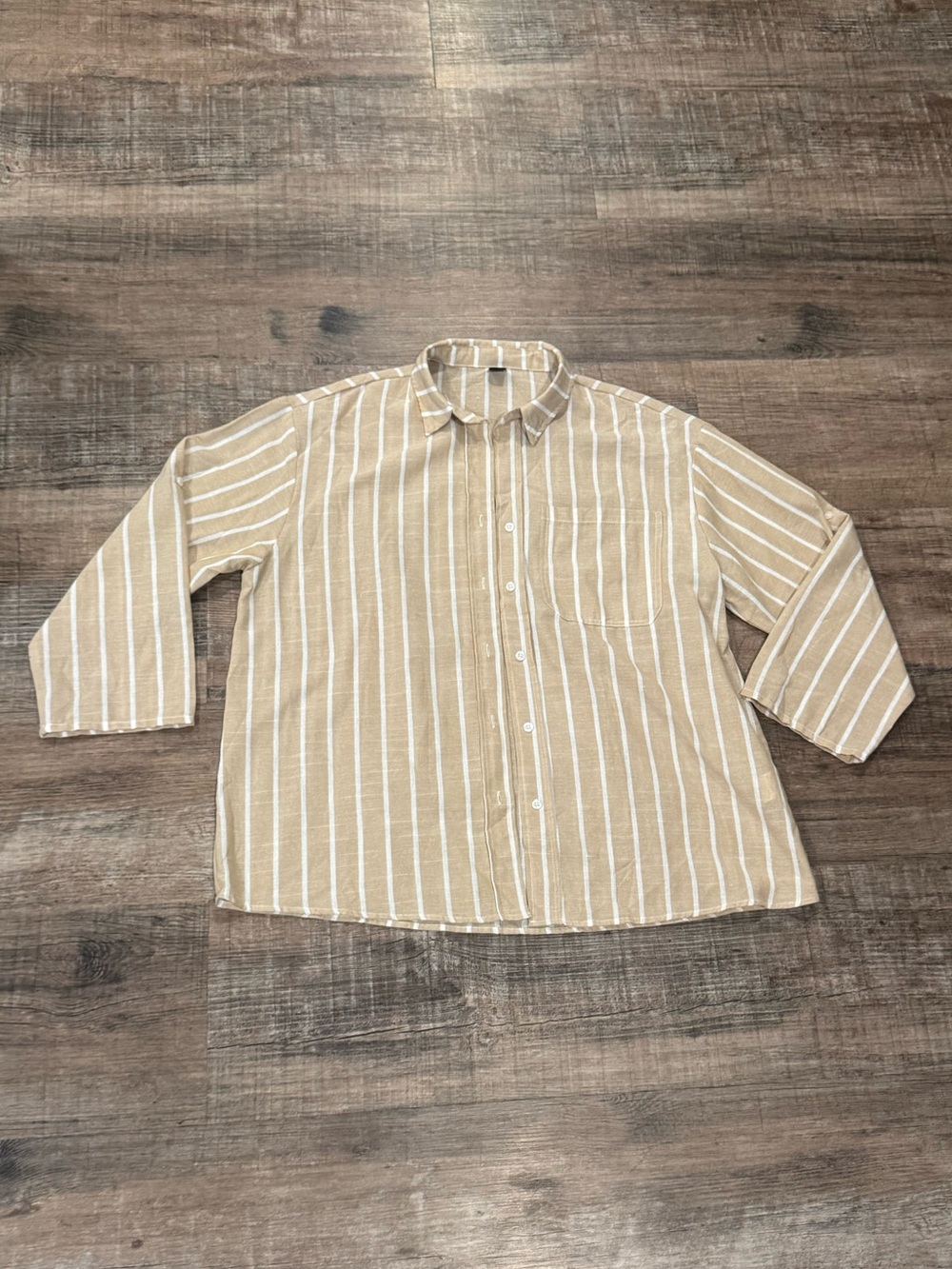 EUC Women’s Button Up Striped Shirt